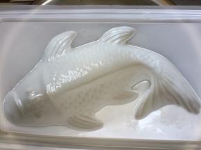 模具为了更好的脱模，我薄薄的刷了一层熟油