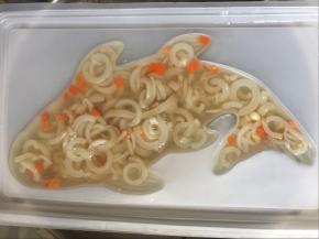 在模具中凉透成冻就可以脱模啦