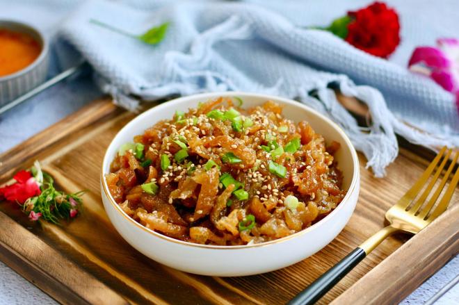 三鲜卤面四拌菜之四 糖醋面筋