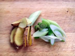 准备好葱和姜。