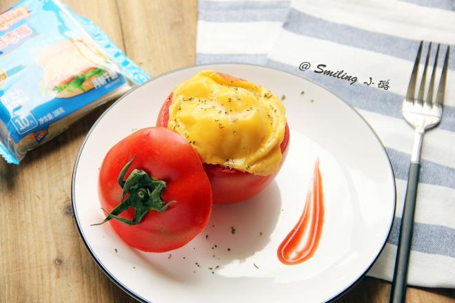 创意起司番茄面包盅