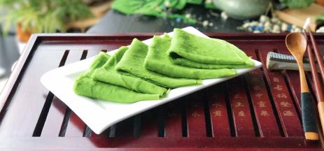 就这样干吃也好吃，你也可以包蔬菜卷起来吃