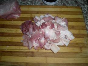 切成块，可按照个人的喜好