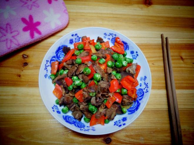 豌豆牛肉粒