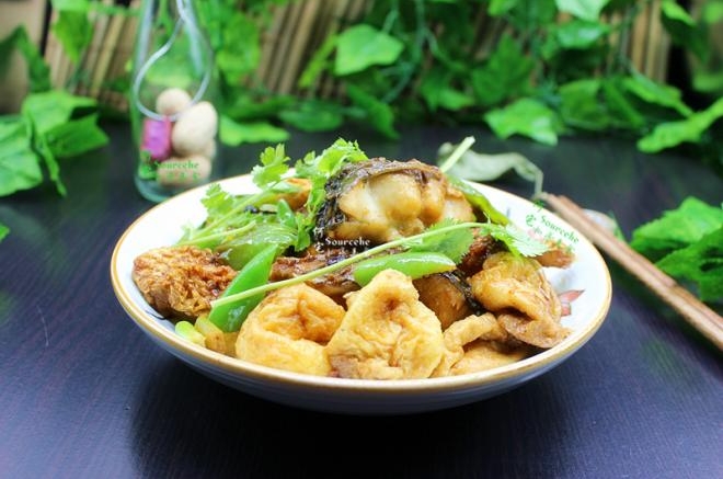 豆参煮鱼