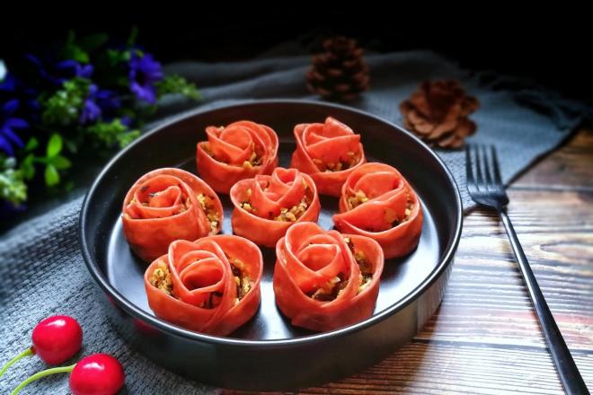 番茄玫瑰素蒸饺