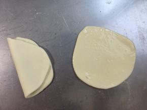 面饼对折