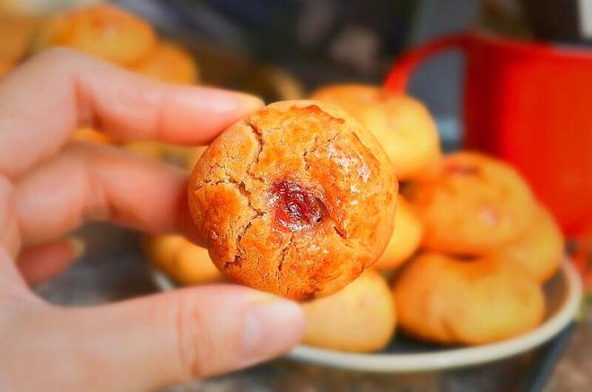 猪油板玫瑰花酱酥