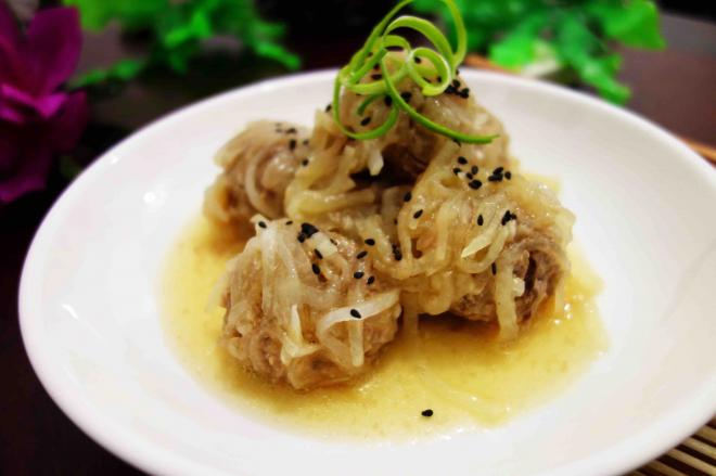 牛肉萝卜飞丸子