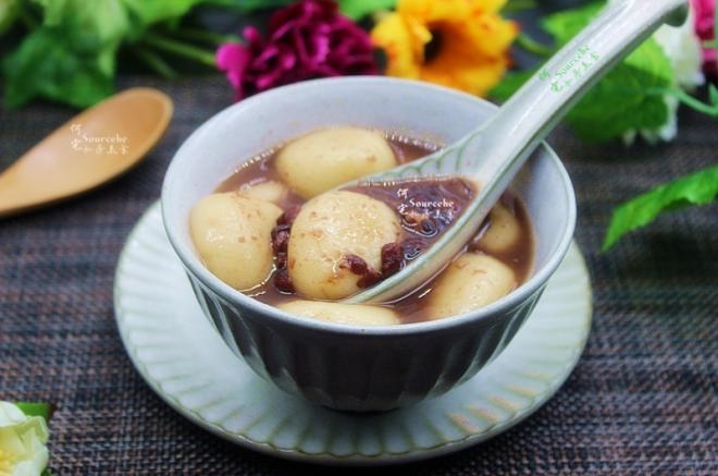 红豆汤圆