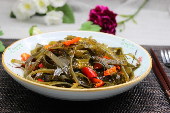 新春开胃菜，凉拌海带丝