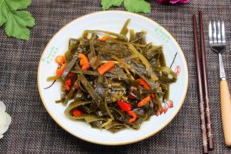 开胃的凉拌酸溜海带丝