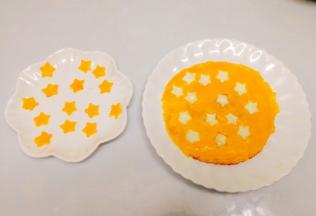 满天星的蛋皮就做好了