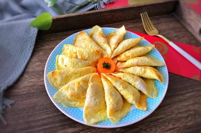 鲜肉蛋饺