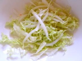 白菜切丝