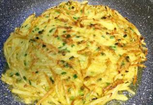 翻面，如图这样是我比较喜欢的口感