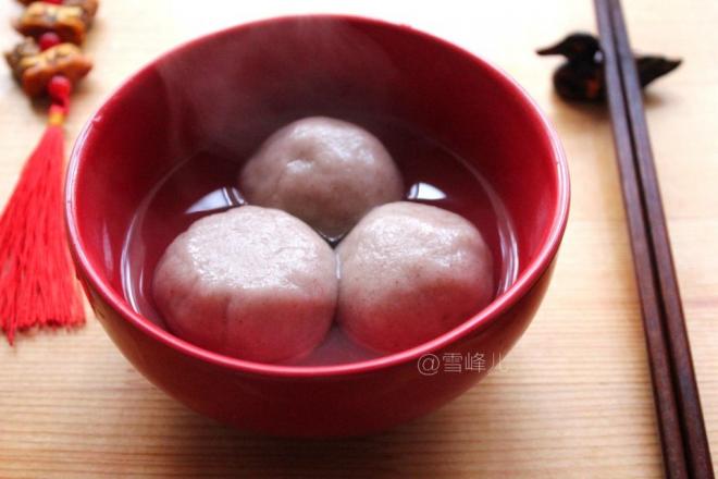 红糖高粱汤圆