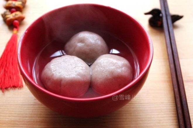 红糖高粱汤圆
