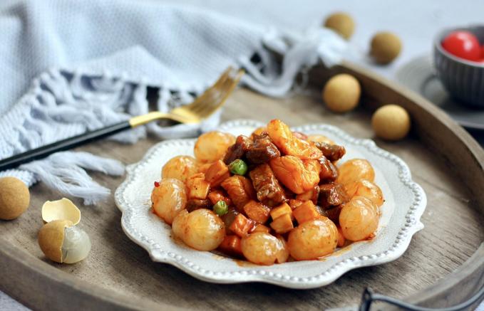 益心脾 补气血 桂圆杏干牛肉粒