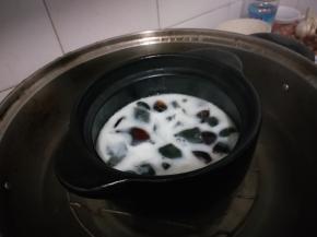 蛋白慢慢会凝固