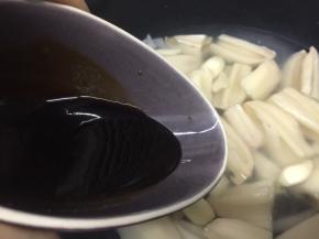 加入之前调好的蚝油酱