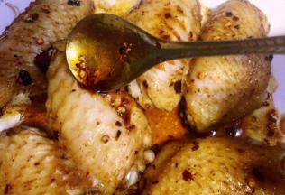 五分钟后取出翻面