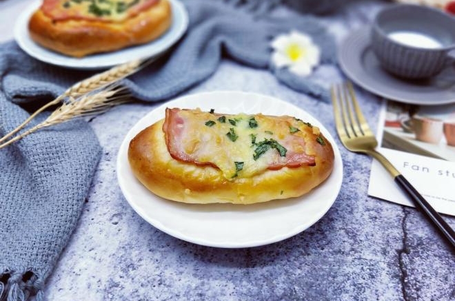 香葱培根芝士面包