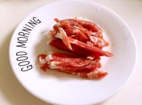 梅花肉切丝