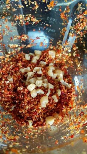 加上瑶柱进去破壁机粉碎