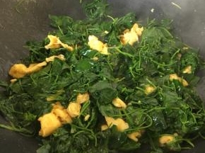 关火翻炒均匀出锅