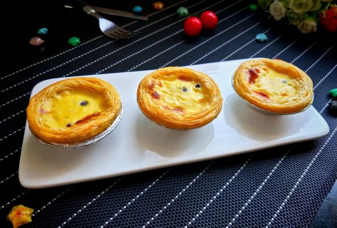 蜜豆蛋挞（无奶油版）