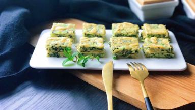 切开、装盘、拍照、开吃！营养健康美味的煎饼