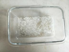 容器底部铺少许椰蓉。