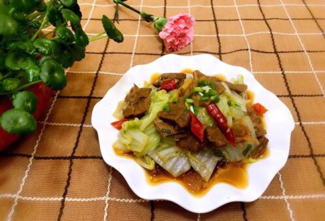 五分钟快手菜系列～牛肉炒白菜