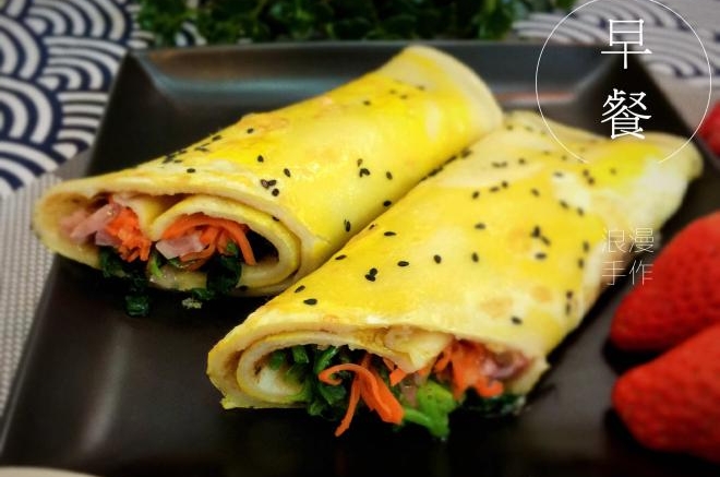 快手早餐卷饼
