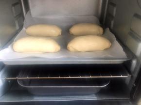 放入烤箱上层发酵至两到三倍大（烤箱底层放一盘开盘，这样容易发酵）