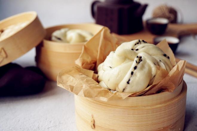 黑芝麻香葱花卷