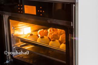 醒发之后的面团小火开始蒸，上汽后转中大火蒸15分钟左右，我用蒸箱蒸也是15分钟，关火后要立刻开盖