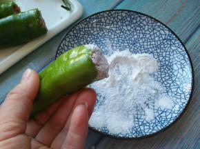抹上淀粉