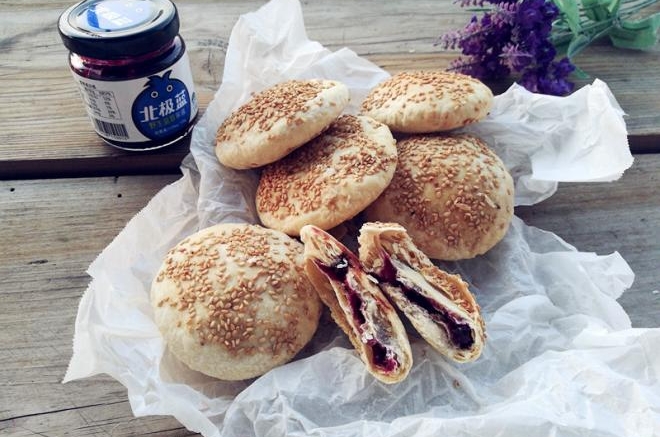 蓝莓酱酥饼
