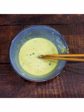 一直搅拌到无颗粒状态