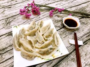 美味的饺子上桌啦