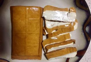 豆干切刀切薄片