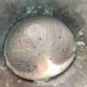 滚圆，加盖保鲜膜，然后放室温发酵30分钟