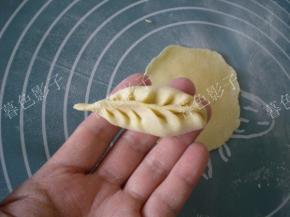 包好的麦穗饺子