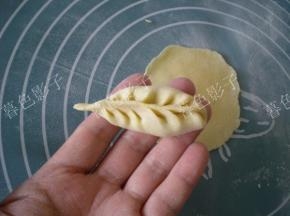 包好的麦穗饺子