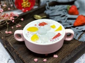 巧克力爆汁汤圆。