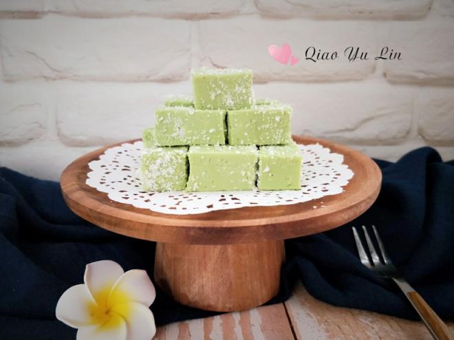 抹茶椰蓉牛奶豆腐