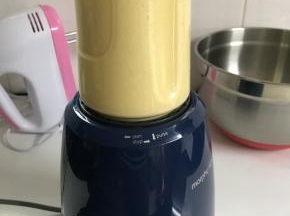 搅拌至粉碎。