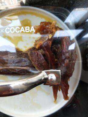 一小时到了，腊兔腿蒸好了。